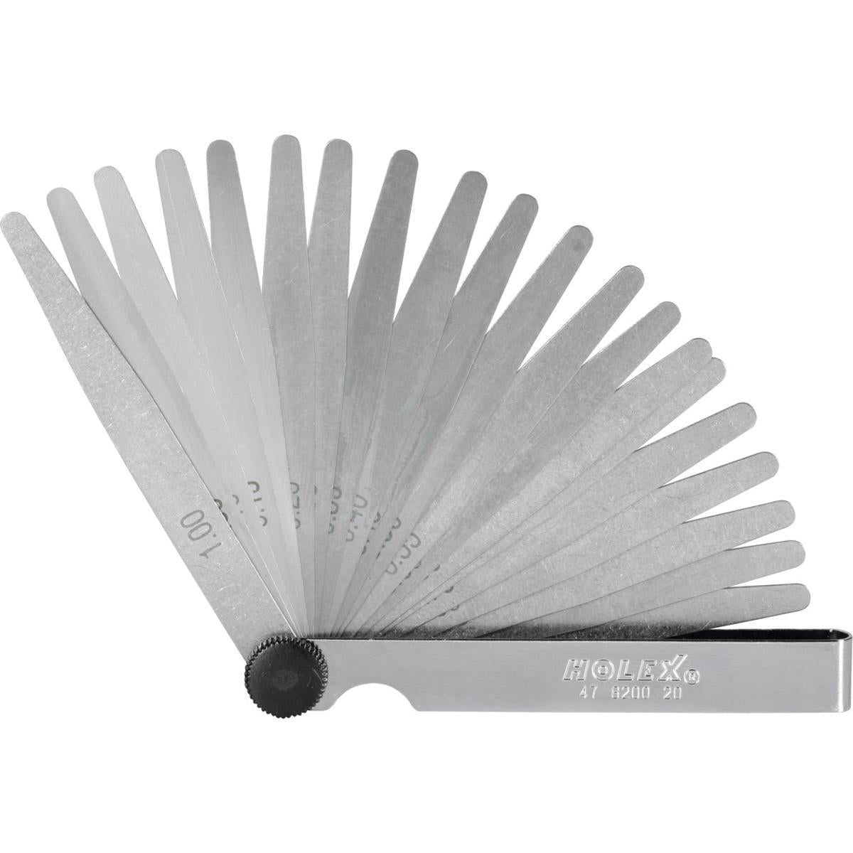 BỘ DƯỠNG, THƯỚC ĐO KHOẢNG HỞ 0,05-1MM HOLEX 478200 20 BỘ DƯỠNG, THƯỚC ĐO KHOẢNG HỞ 0,05-1MM HOLEX 478200 20